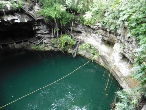 Cenote in Ek Balam