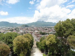 San Cristobal von oben / from the top