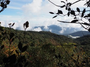 Oben angekommen belohnt der Anblick über das Tal