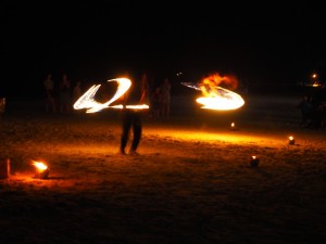 Die gabs jeden Abend am Strand