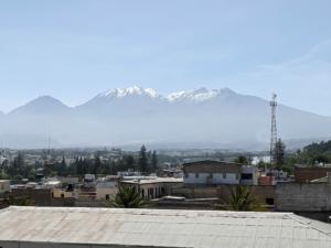 Die Vulkane um Arequipa prägen das Stadtbild