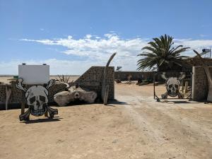 Eingang zum Skeleton Coast Nationalpark / entrance to the Skeleton Coast Nationalpark