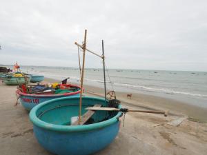 Für Mui Ne eine typische Fischerboot"schüssel" 