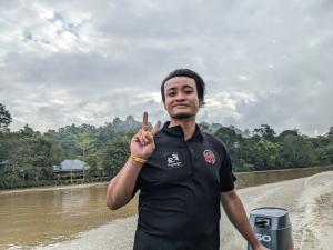 Unser Führer am Kinabatangan Fluss