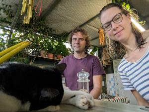 Unser Hostelmitbewohner in Kuching
